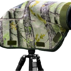 Camera Rain Cover with Openable Viewing Window & Strap Mountable Design,Waterproof Camera Raincoat Sleeve Protector (M)