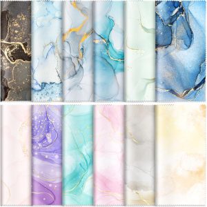 24 Pcs Marble Eyeglasses Cleaning Cloths Microfiber Lens Cleaning Cloths Soft Reusable Glasses Tools for Eyeglasses Camera Lens Cell Phone Screen Glasses 6 x 6 Inches